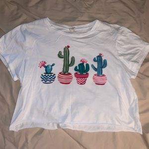 Cactus crop top